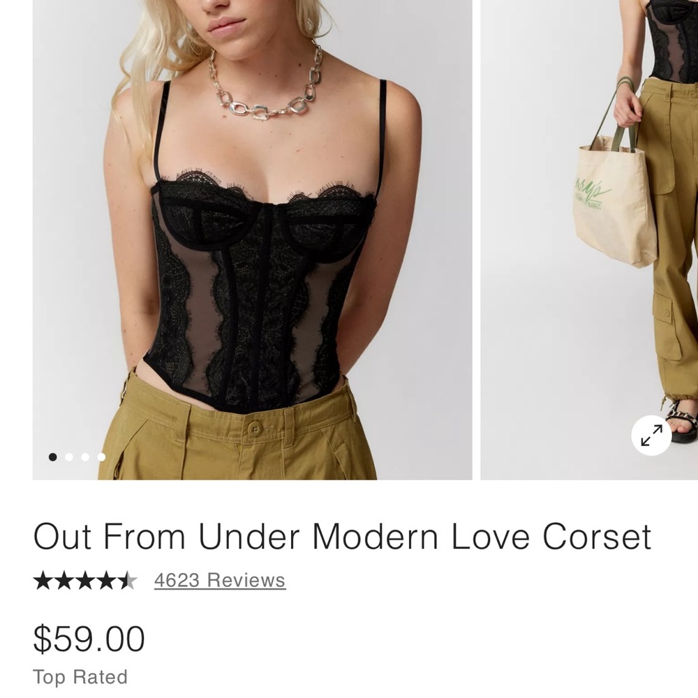 Urban outfitters corset